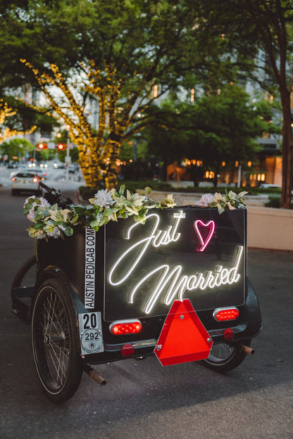 Premium Wedding Pedicab