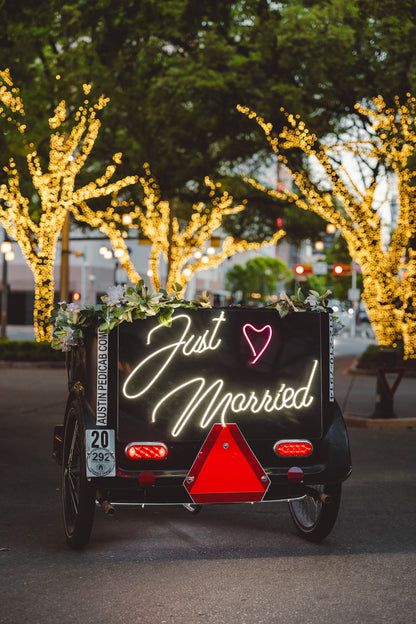 Premium Wedding Pedicab