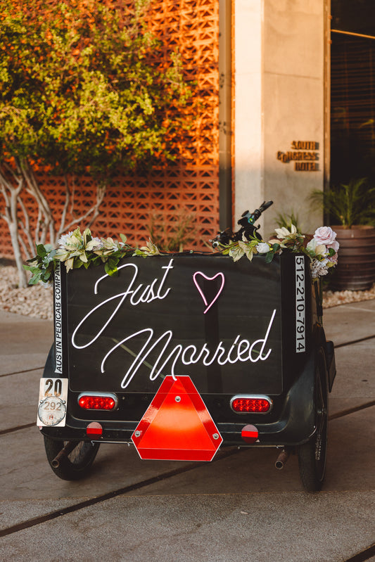 Premium Wedding Pedicab