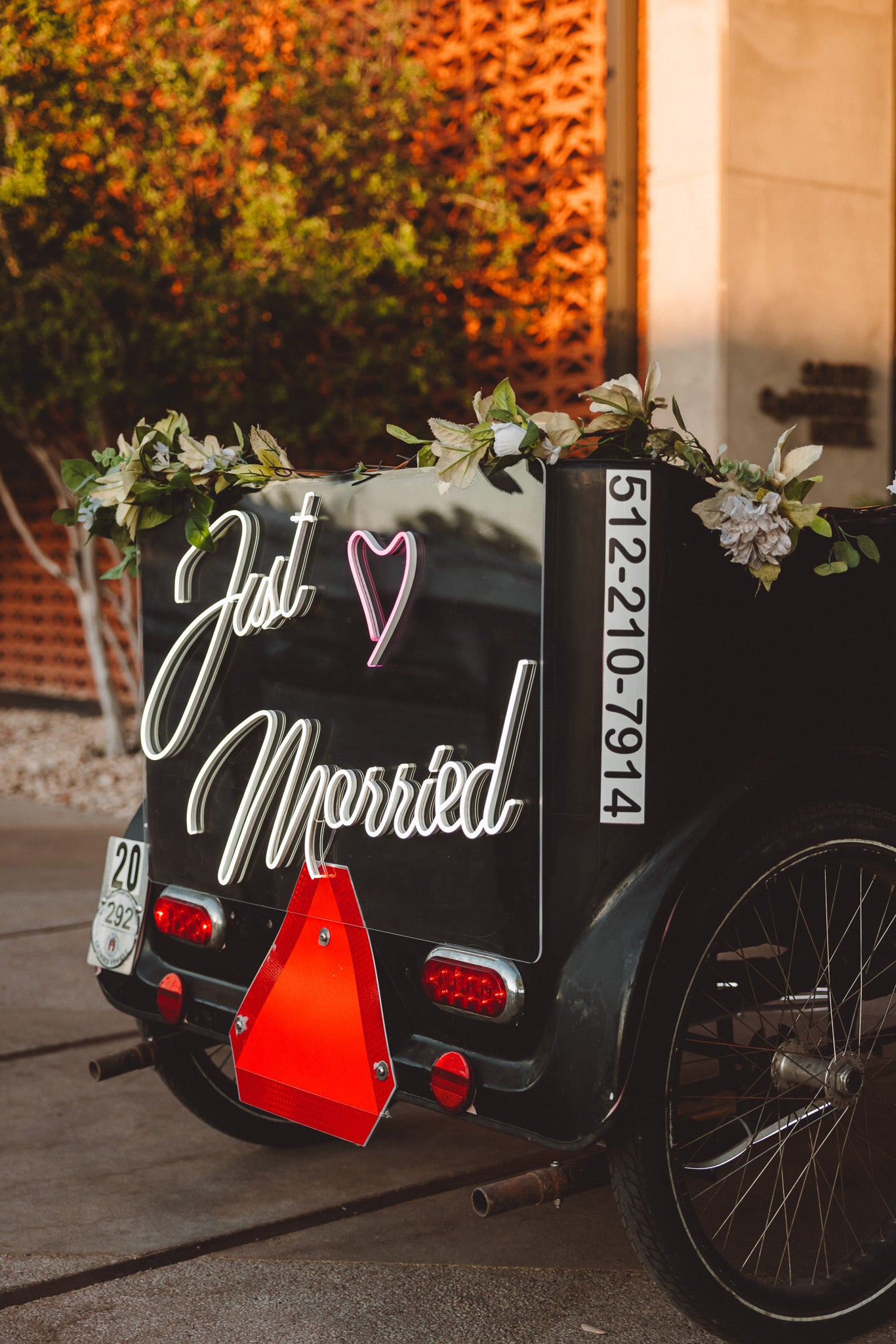 Premium Wedding Pedicab