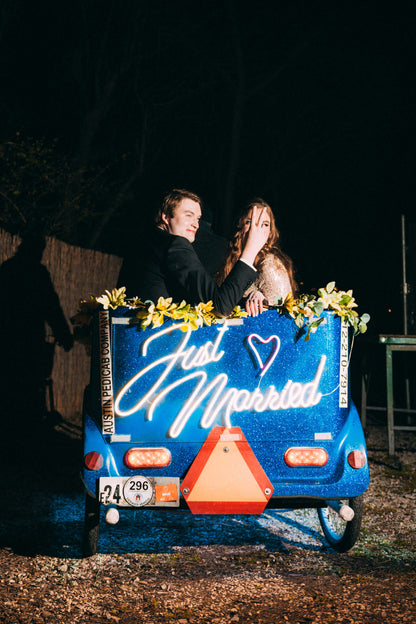 Premium Wedding Pedicab