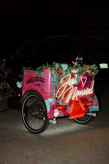 Premium Wedding Pedicab