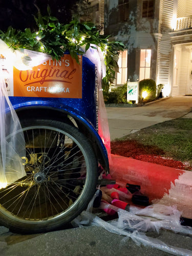 Wedding Exit Pedicab with Your Own Decorations